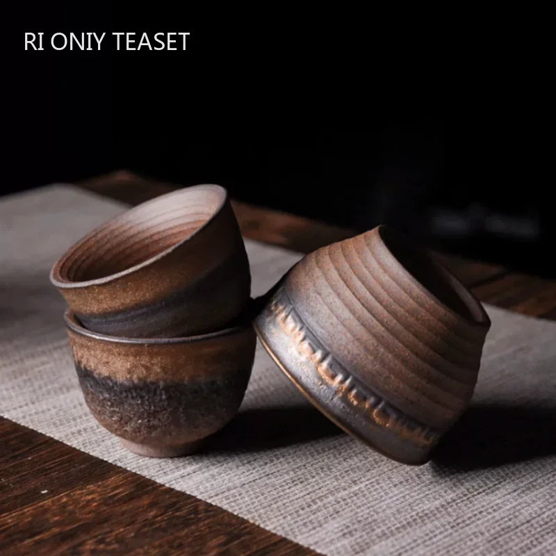 Handmade Ceramic Mug - 1 adet Çin Vintage Seramik çay
