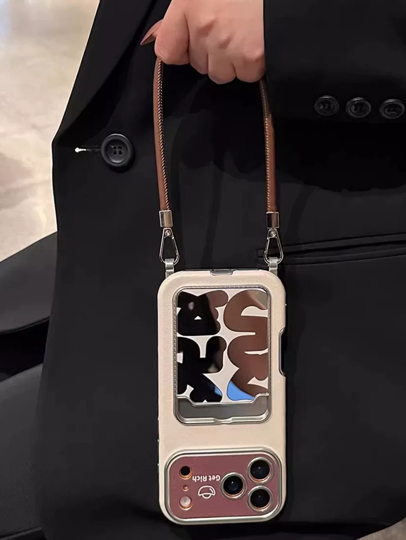 Lüks Deri Aynalı Kartlık Telef - Leather Card Wallet incelemesi ve fiyatı