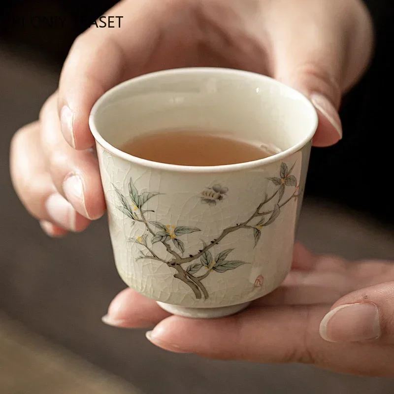 Retro Buz Çatlak Seramik Çay F - Handmade Ceramic Mug incelemesi ve fiyatı