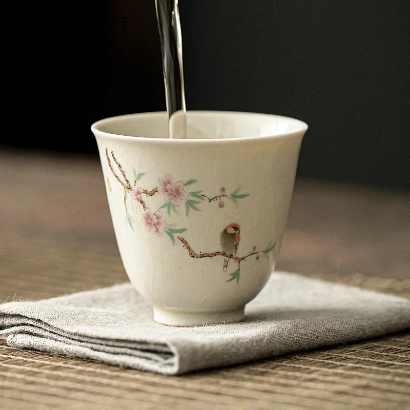 Retro Buz Çatlak Seramik Çay F - Handmade Ceramic Mug incelemesi ve fiyatı