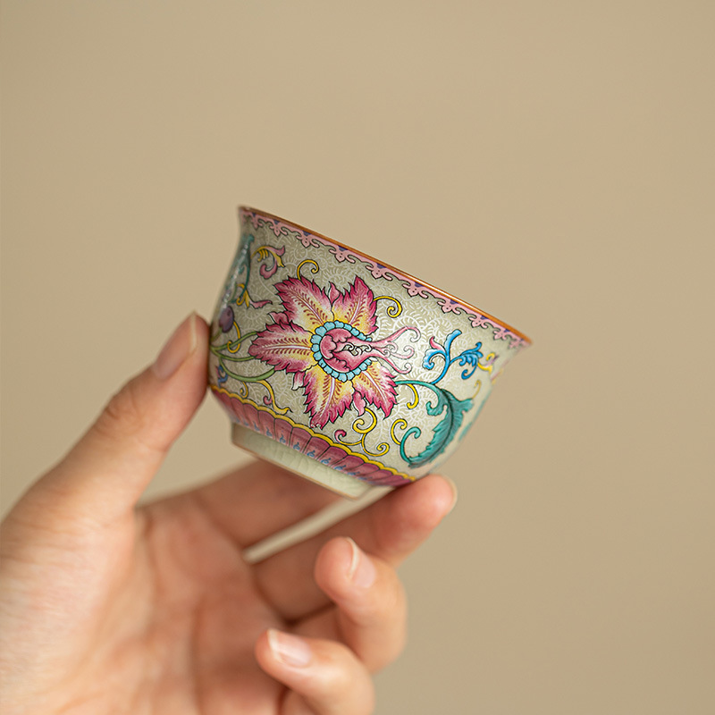 70 ml Çin Emaye Renkli Saray S - Handmade Ceramic Mug incelemesi ve fiyatı