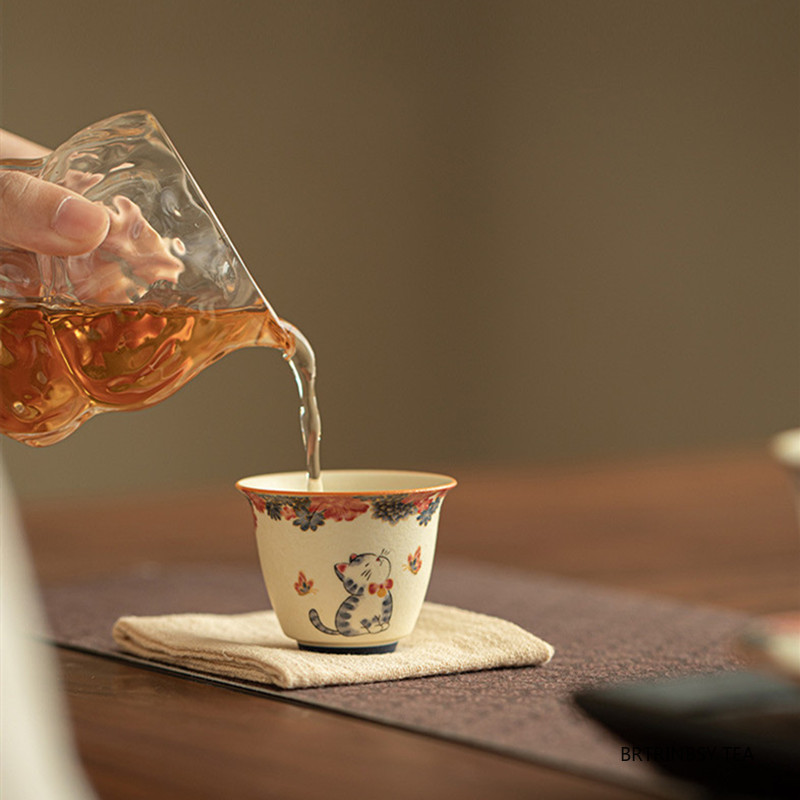 1 adet çin vintage seramik çay - Handmade Ceramic Mug incelemesi ve fiyatı